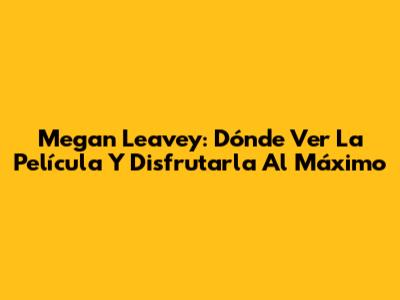 Megan Leavey: Dónde Ver La Película Y Disfrutarla Al Máximo